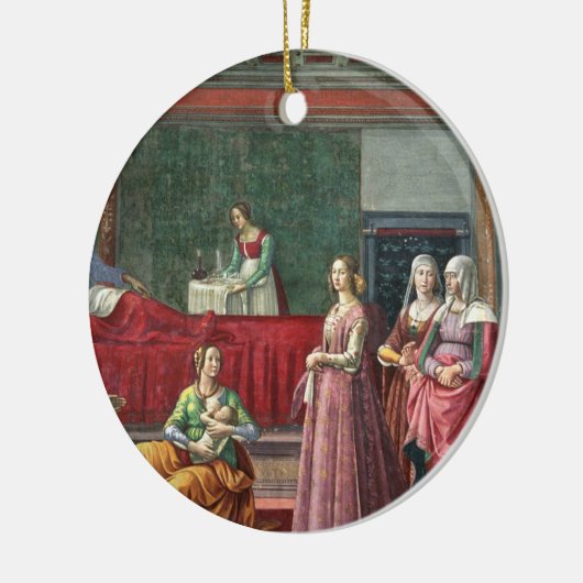 聖ヨハネの誕生バプテスト(フレスコ画) (Alを見て下さい セラミックオーナメント (左)