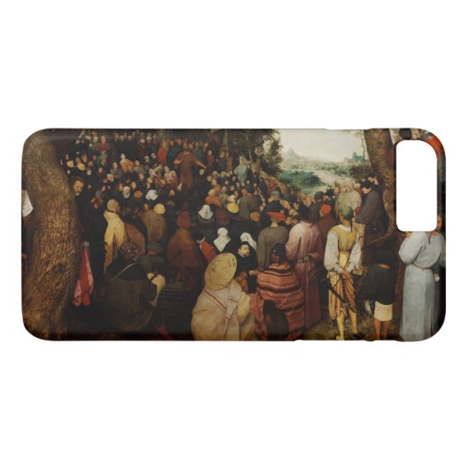 聖ヨハネの説教Pieter Bruegel著バプテスト Case-Mate iPhoneケース (裏面(横))