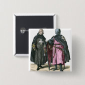 聖ヨハネの順序からの騎士 缶バッジ (正面&裏面)