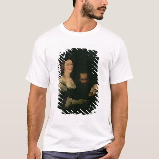聖ヨハネの頭部とのSalomeバプテスト Tシャツ (正面)