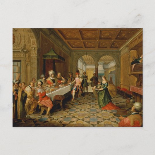 聖ヨハネの首を示すサロメ ポストカード (正面)