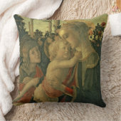 聖ヨハネを持つマドンナそして子供バプテスト(油o クッション (ブランケット)