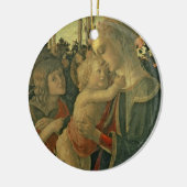 聖ヨハネを持つマドンナそして子供バプテスト(油o セラミックオーナメント (左)