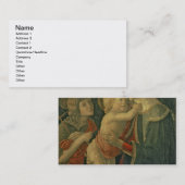 聖ヨハネを持つマドンナそして子供バプテスト(油o 名刺 (正面/裏面)