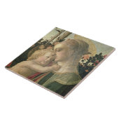 聖ヨハネを持つマドンナそして子供バプテスト、detai タイル (側面)