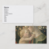 聖ヨハネを持つマドンナそして子供バプテスト、detai 名刺 (正面/裏面)