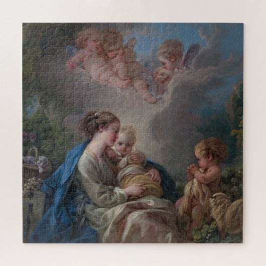 聖ヨハネを持つヴァージン及び子供バプテスト ジグソーパズル (横)