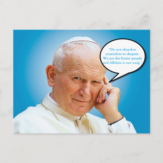 聖ヨハネポールII Karol Wojtylaの郵便はがき シーズンポストカード (正面)