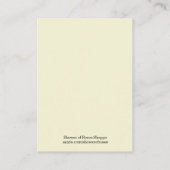 聖ヨハネポールII Totus Tuusの祈りの言葉の法皇の神聖なカード 名刺 (裏面)