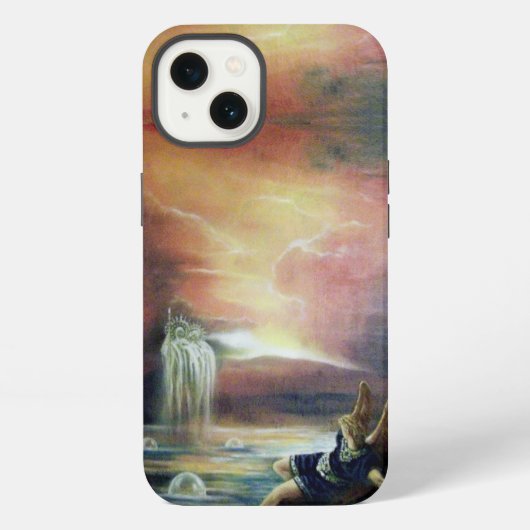聖ヨハネ二人と堕天使 iPhoneケース (裏面)