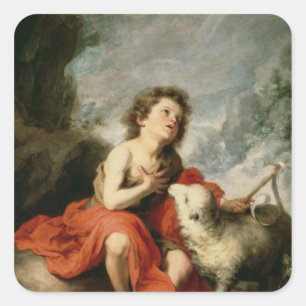 聖ヨハネ子供、c.1665としてバプテスト スクエアシール