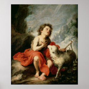 聖ヨハネ子供、c.1665としてバプテスト ポスター