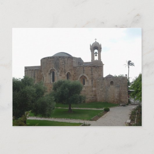 聖ヨハネ教会 レバノン ポストカード (正面)