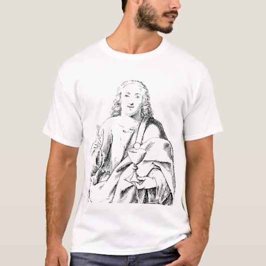 聖ヨハネ最愛の使徒と福音主義者 Tシャツ (正面)