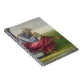 聖ヨハネ本を書くPatmosの神 ノートブック (右側)