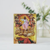 聖ヨハネ正教会のアイコンの啓示 ポストカード (スタンド正面)