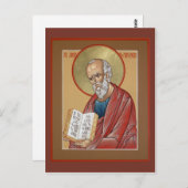 聖ヨハネ神学者祈りの言葉カード ポストカード (正面/裏面)