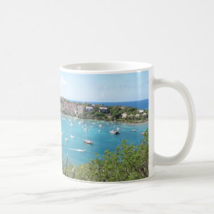 聖ヨハネ米国の新しい島 コーヒーマグカップ