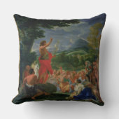 聖ヨハネ説教しているバプテスト169の前に絵を描かれて クッション (正面)