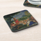 聖ヨハネ説教しているバプテスト169の前に絵を描かれて コースター (左側)