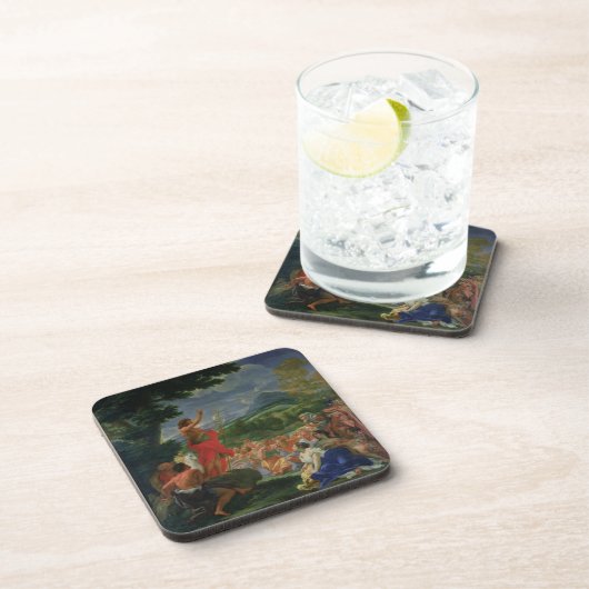 聖ヨハネ説教しているバプテスト169の前に絵を描かれて コースター (右側)