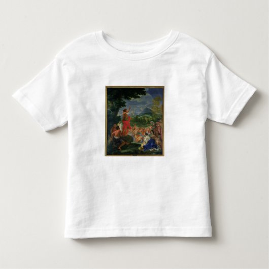 聖ヨハネ説教しているバプテスト169の前に絵を描かれて トドラーTシャツ (正面)