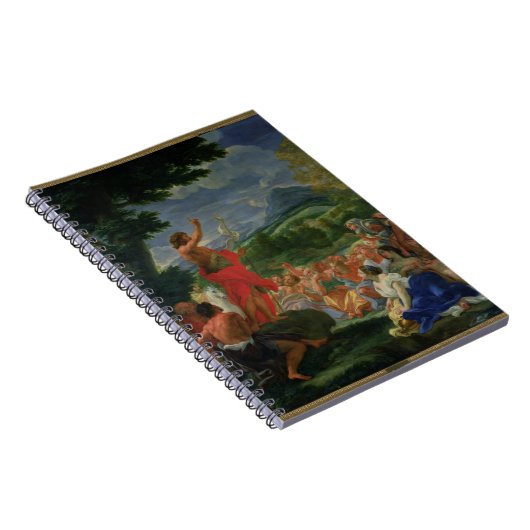 聖ヨハネ説教しているバプテスト169の前に絵を描かれて ノートブック (右側)