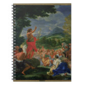 聖ヨハネ説教しているバプテスト169の前に絵を描かれて ノートブック (正面)