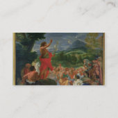 聖ヨハネ説教しているバプテスト169の前に絵を描かれて 名刺 (裏面)