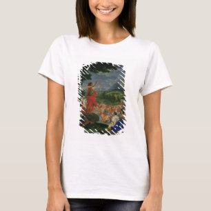 聖ヨハネ説教しているバプテスト169の前に絵を描かれて Tシャツ