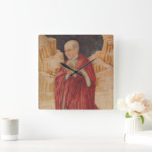 聖ヨハネ・カシアン教会の父 スクエア壁時計 (ホーム)