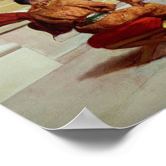 聖ヨハネ・クリソストム王妃によって追放された ポスター (角)