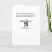 聖ヨハネ・ザ・ディバイン(JMAS 06)グリーティン空白のグ・カード カード (裏面)