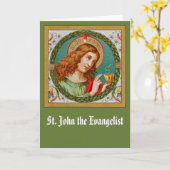 聖ヨハネ・ザ・ディバイン(JMAS 06)グリーティン空白のグ・カード カード (黄色い花)