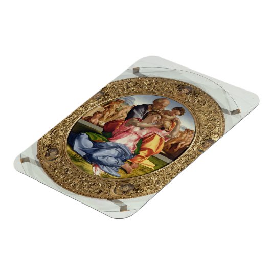 聖ヨハネ(ドニ・トンド)との聖家族1504-05 (o) マグネット (左側)