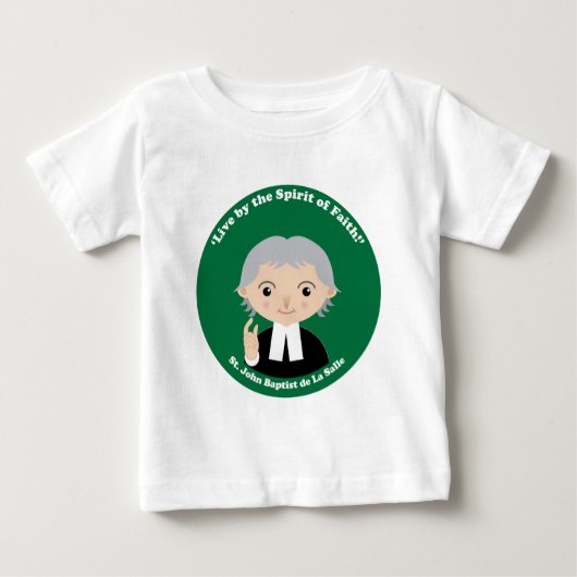 聖ヨハネ・バプテスト・デ・ラ・サール ベビーTシャツ (正面)