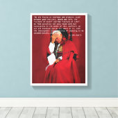 聖ヨハネ・パウロ2世の人生。 キャンバスプリント (インサイチュ (ウッドフロア))