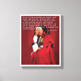 聖ヨハネ・パウロ2世の人生。 キャンバスプリント