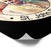 聖ヨハネ・パウロ2世の有名なカトリック聖人レリギ ポスター (角)