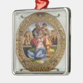 聖ヨハネ(Doni Tondo)を持つ神聖な家族、1504-05年(o メタルオーナメント (左)