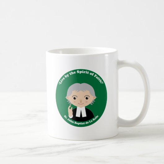 聖ヨハネBaptist de La Salle コーヒーマグカップ (右)
