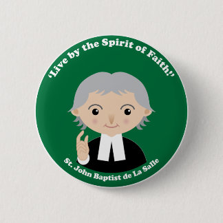 聖ヨハネBaptist de La Salle 缶バッジ