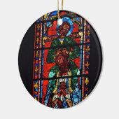 聖ヨハネEzの肩に乗っている福音伝道者 セラミックオーナメント (左)