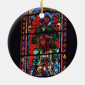 聖ヨハネEzの肩に乗っている福音伝道者 セラミックオーナメント (裏面)