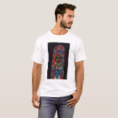 聖ヨハネEzの肩に乗っている福音伝道者 Tシャツ (正面フル)
