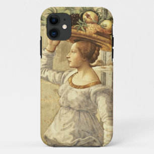 聖ヨハネtの誕生からのフルーツを、運んでいる女性 iPhone 11 ケース