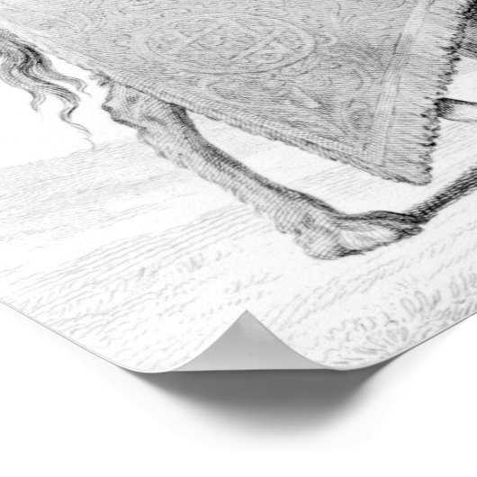 聖ラクダ ポスター (角)