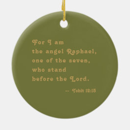 聖ラファエル・ザ・アーチャンエル(M 012) セラミックオーナメント