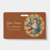 聖ラファエル・ザ・アーチャンエル(M 012) バッジ (裏面)