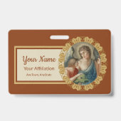 聖ラファエル・ザ・アーチャンエル(M 012) バッジ (裏面)